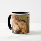 Mokken van leder (Voorkant links)