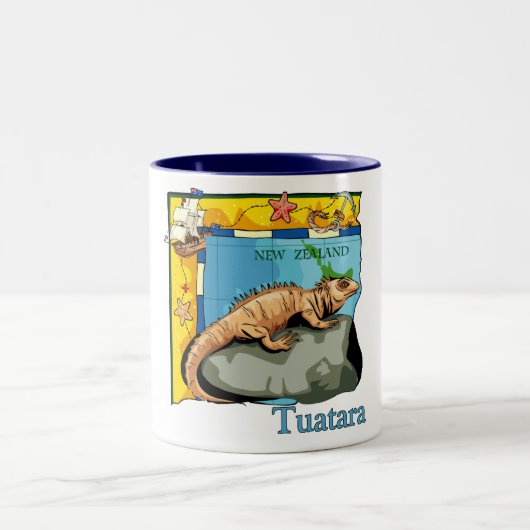Mokken van Nieuw-Zeeland Tuatara (Center)