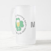 Mokken van speciale monogram voor St. Patrick's Da (Voorkant links)