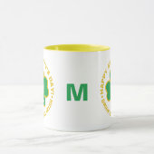 Mokken van speciale monogram voor St. Patrick's Da (Midden)