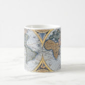 Mokken - Vintage Wereldkaart (Center)