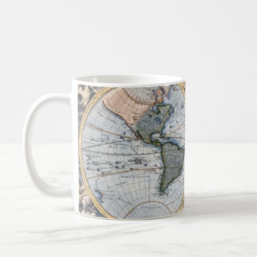 Mokken - Vintage Wereldkaart (Links)