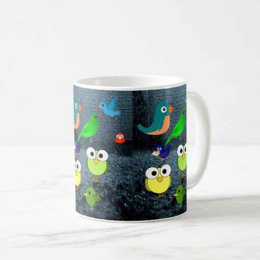 mokken vogels (Voorkant rechts)