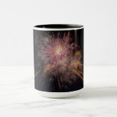 Mokken voor aangepaste Fireworks-monogram (Midden)