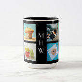 Mokken voor aangepaste monogram van koffie Lover 2 (Center)
