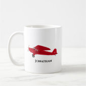 Mokken voor aangepaste Red Airplane Coffee Cups (Links)