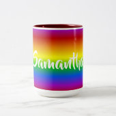 Mokken voor aangepaste regenboogkleuren (Center)