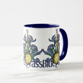 Mokken voor blauwegrass Banjo Design (Voorkant rechts)