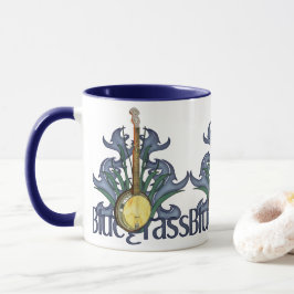 Mokken voor blauwegrass Banjo Design
