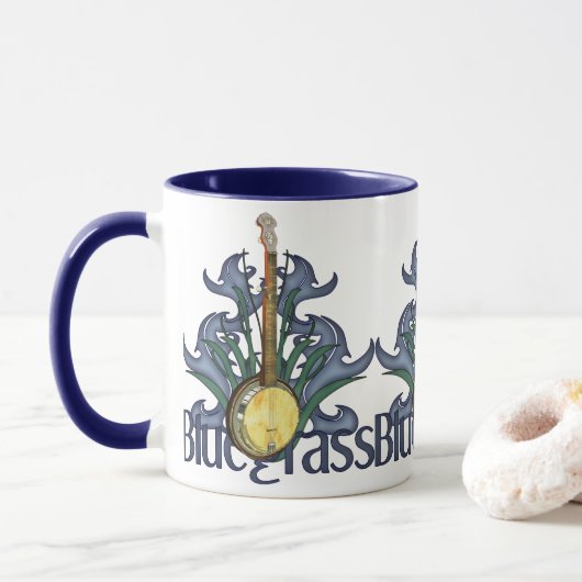 Mokken voor blauwegrass Banjo Design (Met donut)