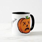 Mokken voor de aangepaste benaming Halloween Pumpk (Voorkant rechts)