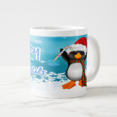 Mokken voor de kerstpenguin Merry (Voorkant rechts)