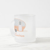 Mokken voor gepersonaliseerde Retro Caravan Art (Voorkant links)