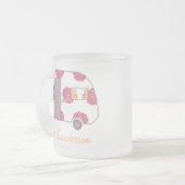 Mokken voor gepersonaliseerde Retro Caravan Art (Voorkant links)