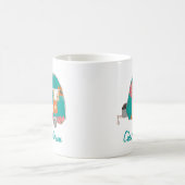 Mokken voor gepersonaliseerde Retro Caravan Art (Center)