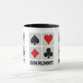 Mokken voor Gin Rummy Player - kies stijl en kleur (Midden)