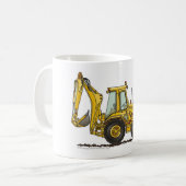 Mokken voor het aanleggen van backhoe digitaal lad (Voorkant links)