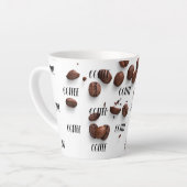 Mokken voor het patroon van koffiebonen (Linkerhoek)