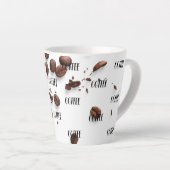 Mokken voor het patroon van koffiebonen (Rechterhoek)