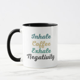 Mokken voor inhalatiecoffee Exhale negativiteit en