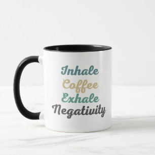 Mokken voor inhalatiecoffee Exhale negativiteit en