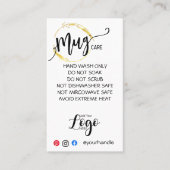 mokken voor kleine bedrijfskaarten voor decoders v visitekaartje (Voorkant)