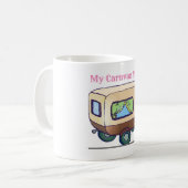 Mokken voor koffie mijn caravan camping tea cup (Voorkant links)