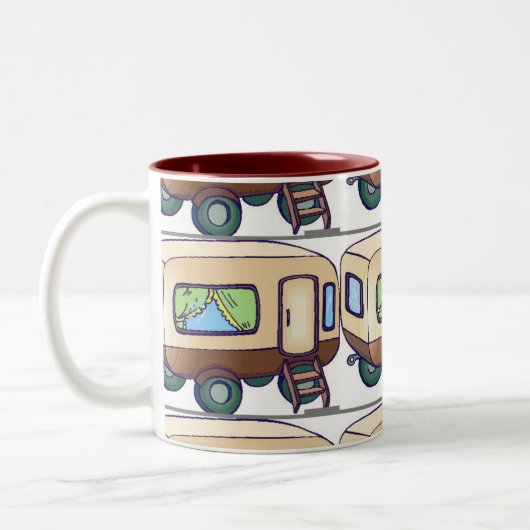 Mokken voor koffiekaravaan kamping - liefhebber va (Links)