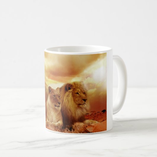 Mokken voor leeuw en leeuwen (Voorkant rechts)