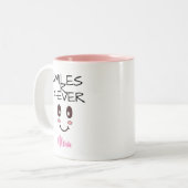 MOKKEN VOOR MAMA - SMILES R 4-EVER (GEPERSONALISEE (Voorkant links)