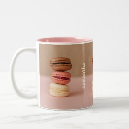 Mokken voor speciale Macaroons-monogram
