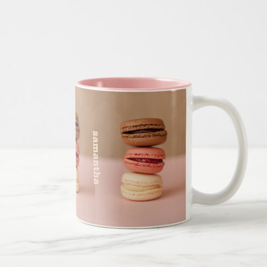 Mokken voor speciale Macaroons-monogram (Rechts)