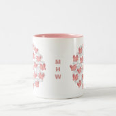 Mokken voor vliegende varkens aangepast monogram (Center)