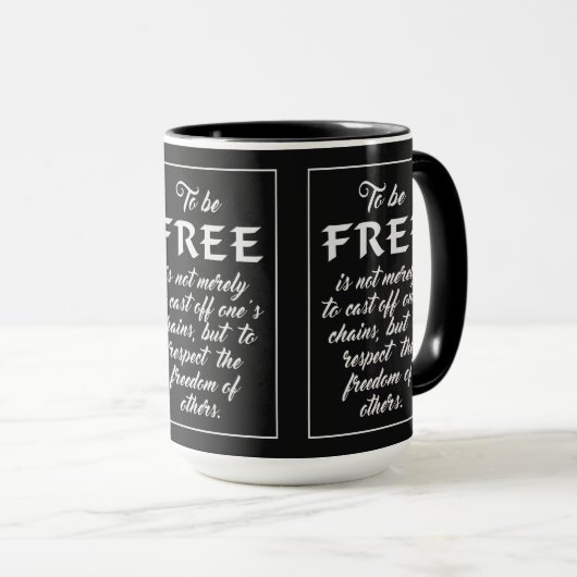 Mokken voor vrijheidstoetsen (Voorkant rechts)