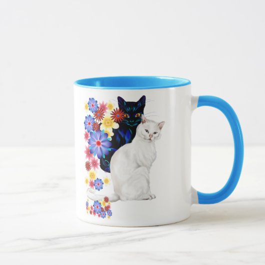 Mokken voor zwarte en witte Katten (Rechts)