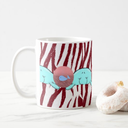 mokken walvissen (Met donut)