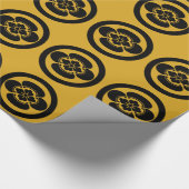 Mokko in een cirkel cadeaupapier (Hoek)