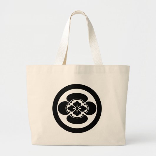 Mokko in een cirkel grote tote bag (Voorkant)