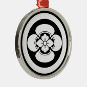 Mokko in een cirkel metalen ornament (Rechts)