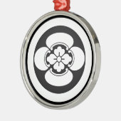 Mokko in een cirkel metalen ornament (Links)
