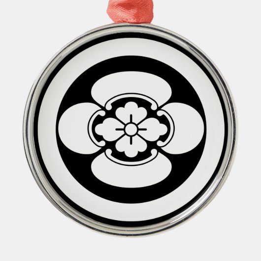 Mokko in een cirkel metalen ornament (Voorkant)