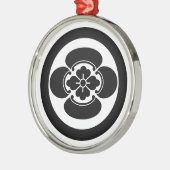 Mokko in een cirkel metalen ornament (Links)