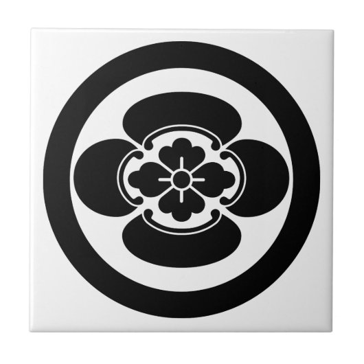 Mokko in een cirkel tegeltje (Voorkant)