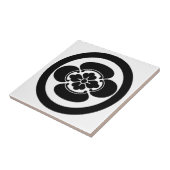 Mokko in een cirkel tegeltje (Zijkant)