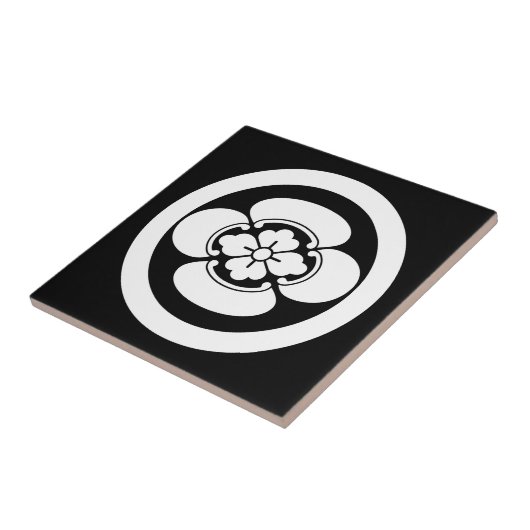 Mokko in een cirkel tegeltje (Zijkant)