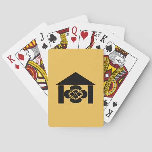 Mokko in hut spelend kaart (Achterkant)