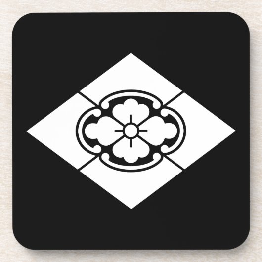 Mokko in rhombus bier onderzetter (Voorkant)