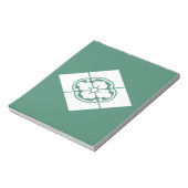 Mokko in ruit notitieblok (Linkerzijde)