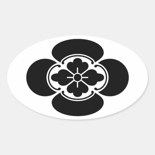 Mokko Ovale Sticker (Voorkant)