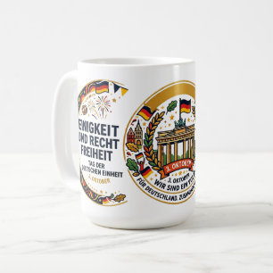 Mokkop "Dag van de Duitse Eenheid"   3 oktober Koffiemok